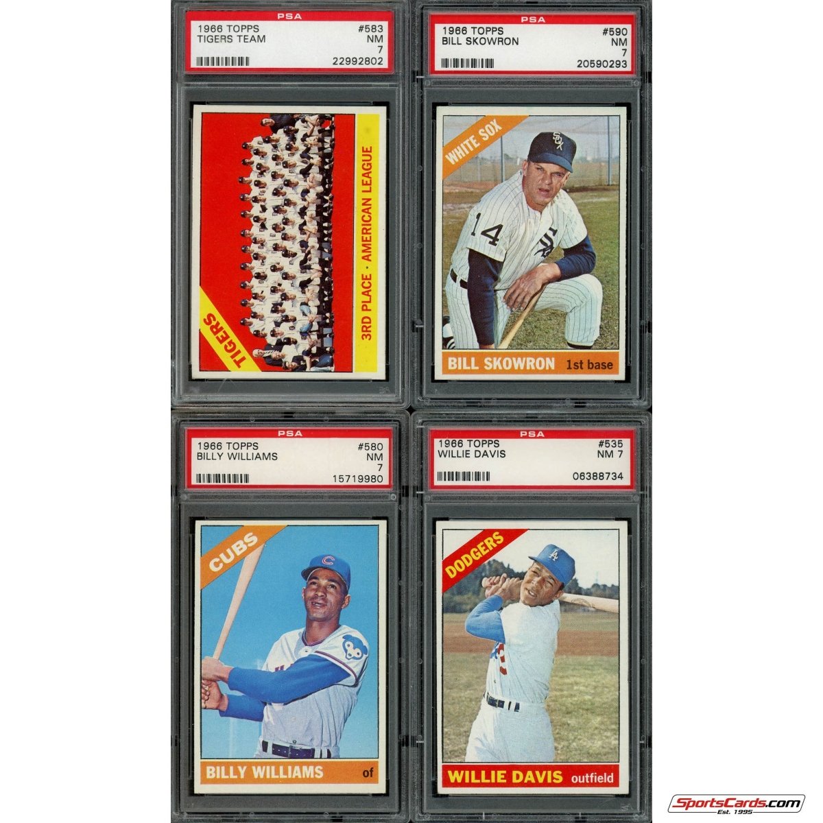 1966 Topps Baseball Complete Graded Set Break - (1) Graded Card (PSA 7 or Better) Per Box!