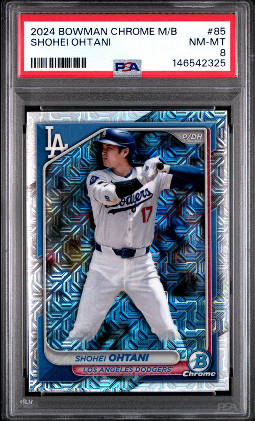 2024 Bowman Chrome Shohei Ohtani Dodgers PSA card front