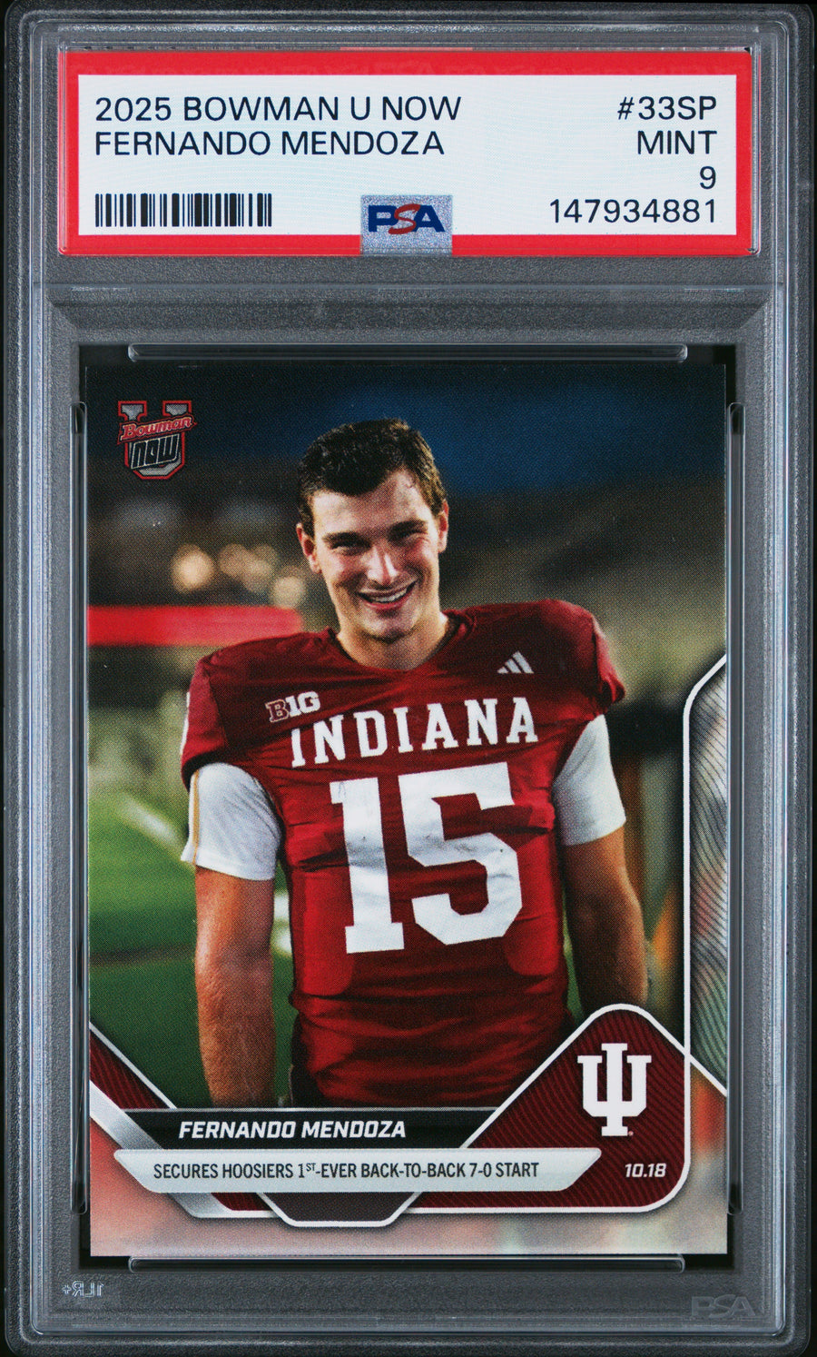 Graded 2025 Topps Bowman 