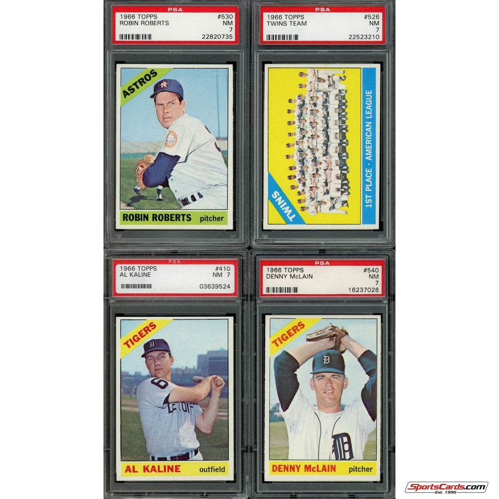 1966 Topps Baseball Complete Graded Set Break - (1) Graded Card (PSA 7 or Better) Per Box!