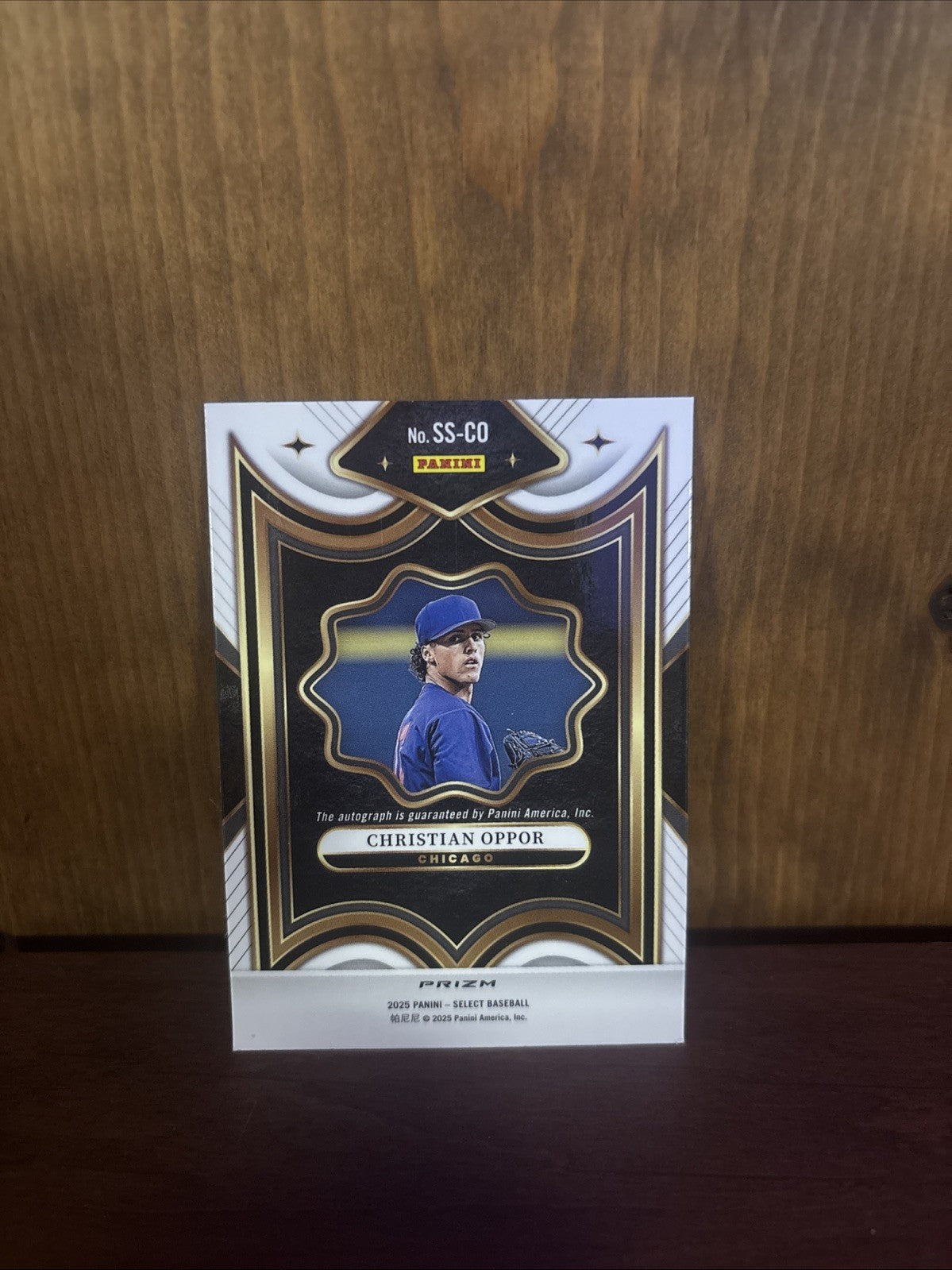 2025 Panini Select - Signature Selections Christian Oppor #SS-CO (AU, RC)