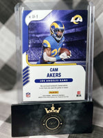 Cam Akers 2022 Absolute Football Ground Hoggs Holo Silver Patch /25 #GH-9 Rams