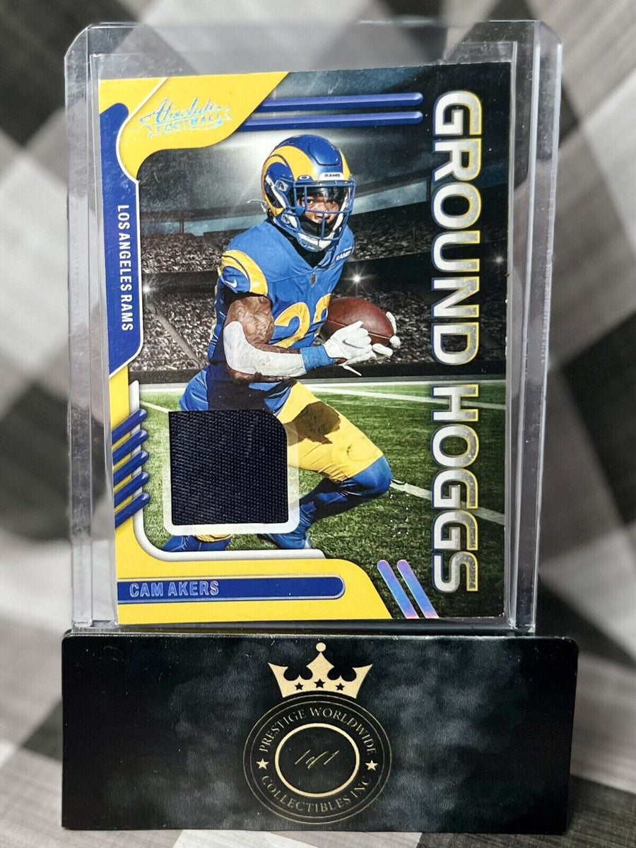 Cam Akers 2022 Absolute Football Ground Hoggs Holo Silver Patch /25 #GH-9 Rams