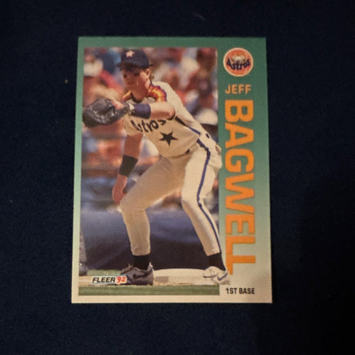 1992 Fleer - Jeff Bagwell Rookie Base Set Houston Astros #425