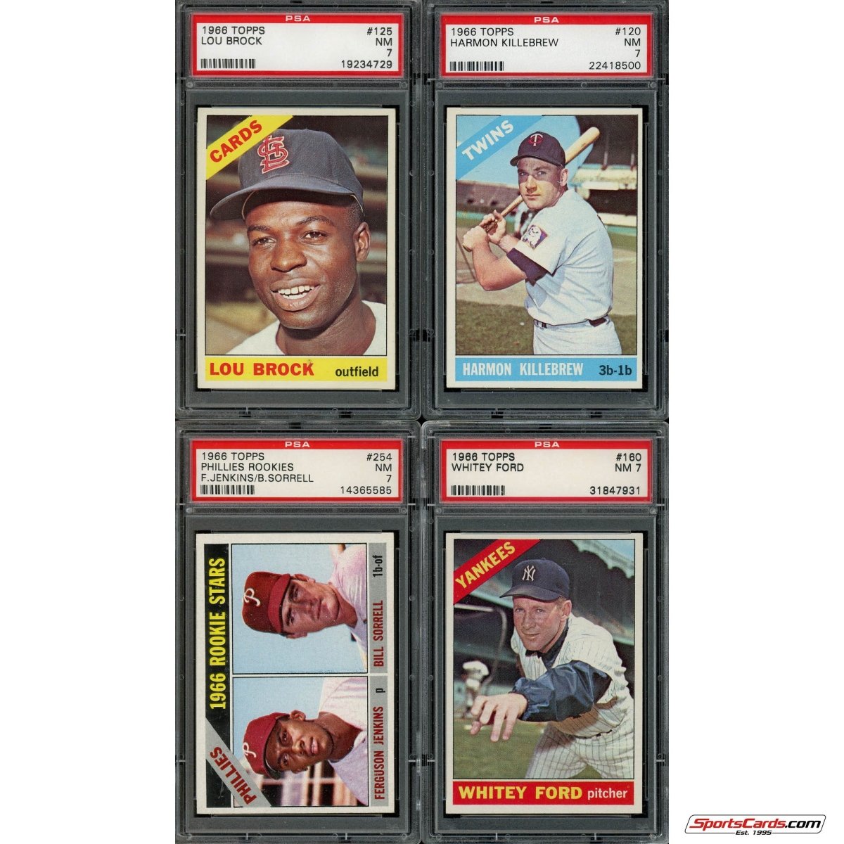 1966 Topps Baseball Complete Graded Set Break - (1) Graded Card (PSA 7 or Better) Per Box!