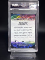Shohei Ohtani 2025 Topps Lightning Leaders PSA 9