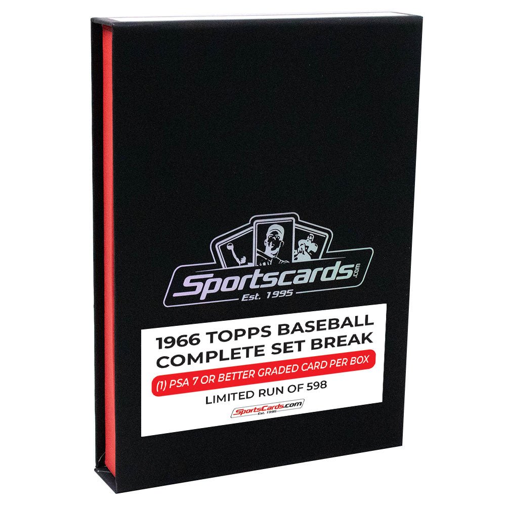 1966 Topps Baseball Complete Graded Set Break - (1) Graded Card (PSA 7 or Better) Per Box!