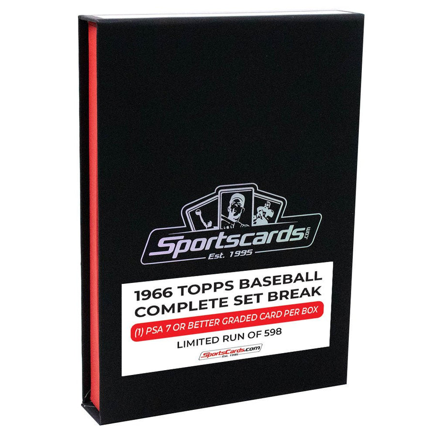 1966 Topps Baseball Complete Graded Set Break - (1) Graded Card (PSA 7 or Better) Per Box!