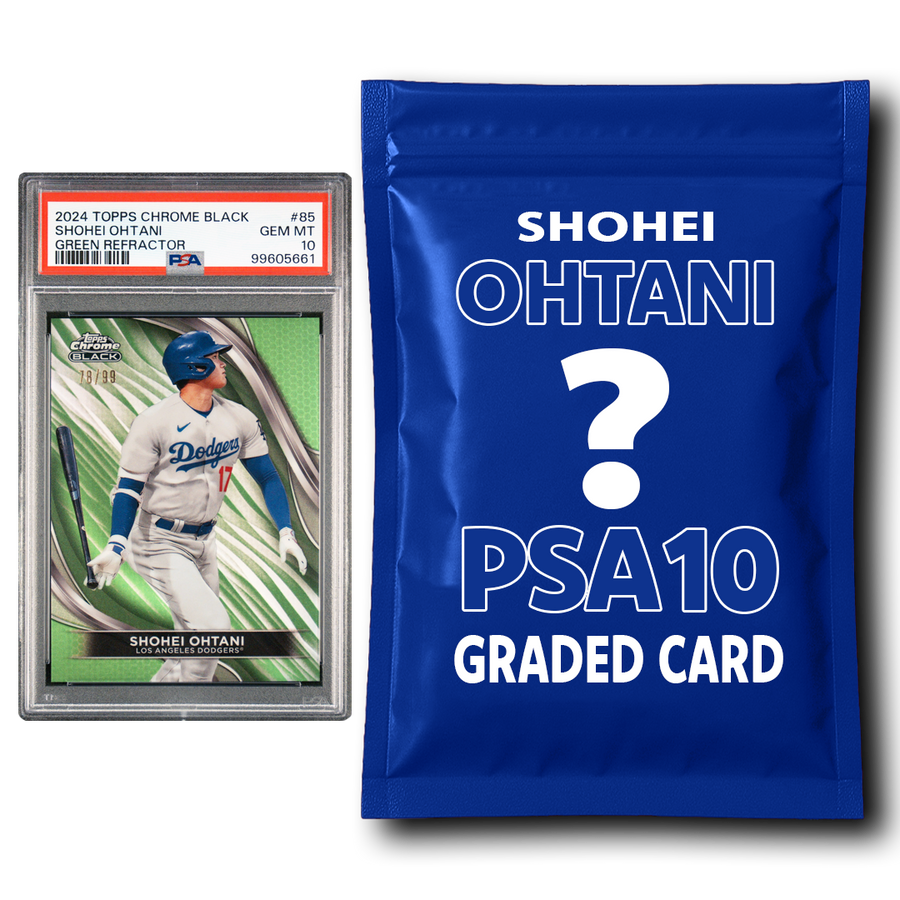 Shohei Ohtani PSA 10 Graded Los Angeles Dodgers Baseball Card Mystery Pack