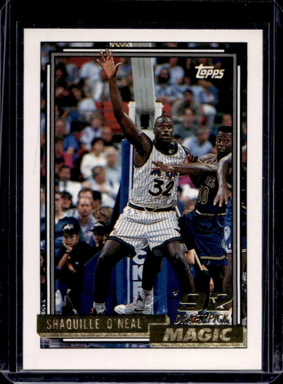 Shaquille O'Neal Rookie Card Topps Gold #362