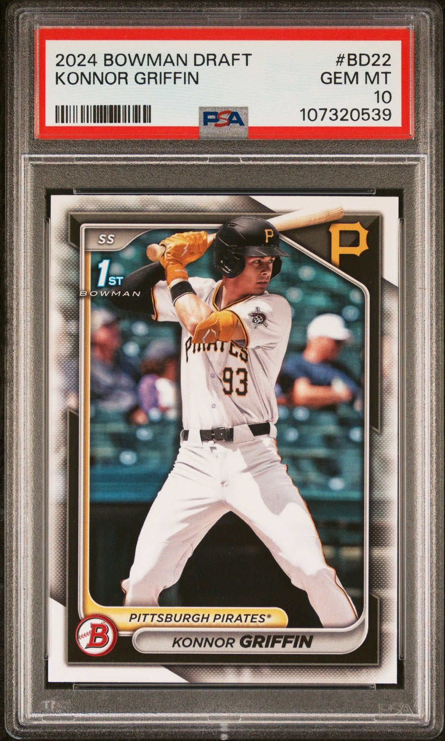 Graded 2024 Topps Bowman Draft Konnor