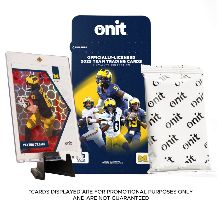 University of Michigan Football 2025 Trading Cards - Single Pack