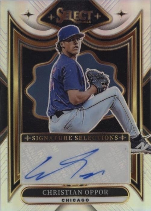 2025 Panini Select - Signature Selections Christian Oppor #SS-CO (AU, RC)