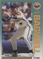 1992 Fleer - Jeff Bagwell Rookie Base Set Houston Astros #425
