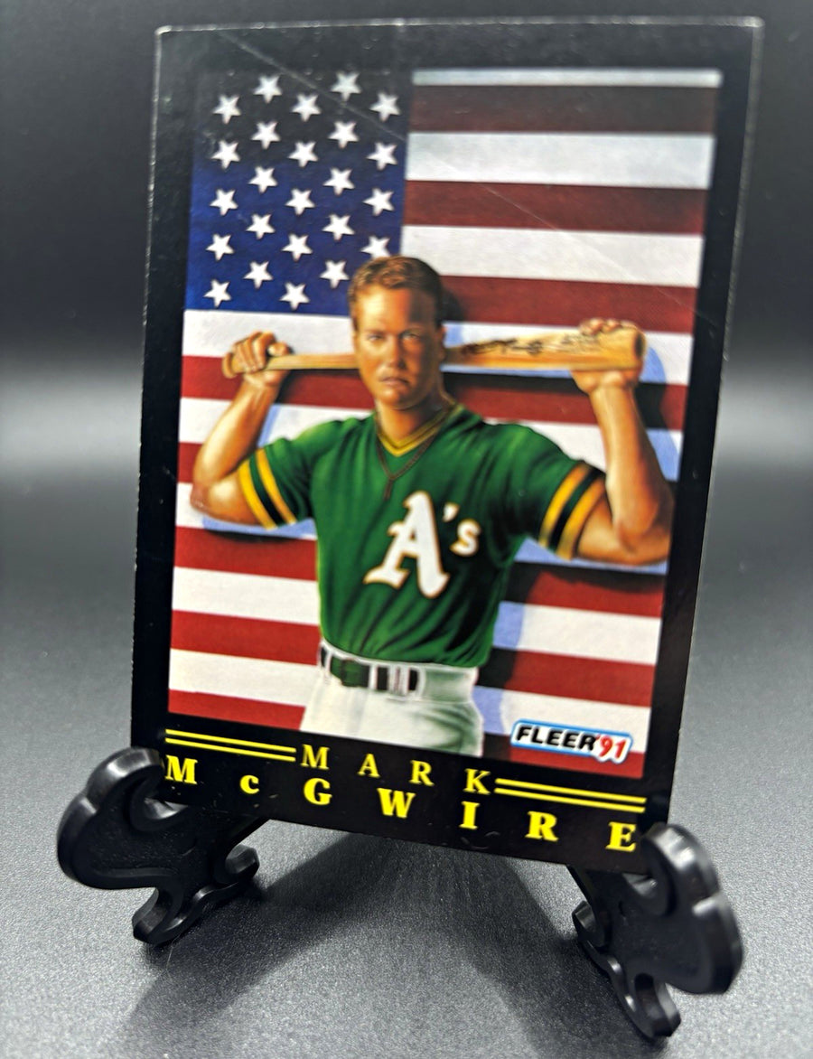 Fleer 1991 Fleer - All American Insert Mark McGwire Oakland Athletics #4/12
